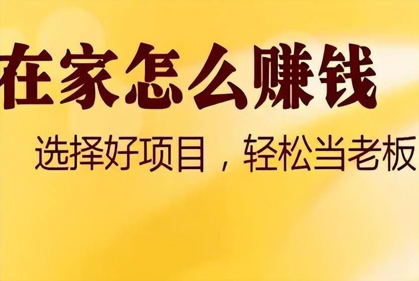现在一个人在家干什么最赚钱（4个赚钱快的正规路子）