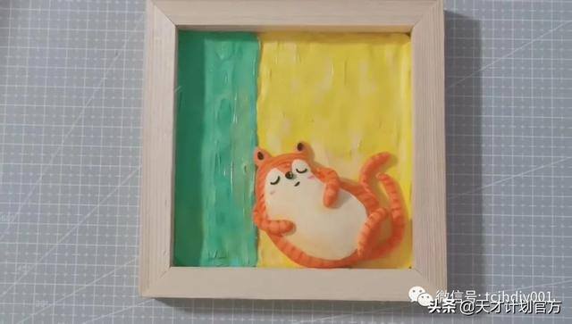 手工粘土制作简单又漂亮（小狐狸粘土画教程）