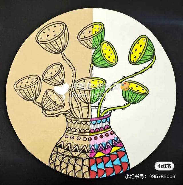 春夏秋冬的画又简单又漂亮（小朋友的线描作品欣赏）