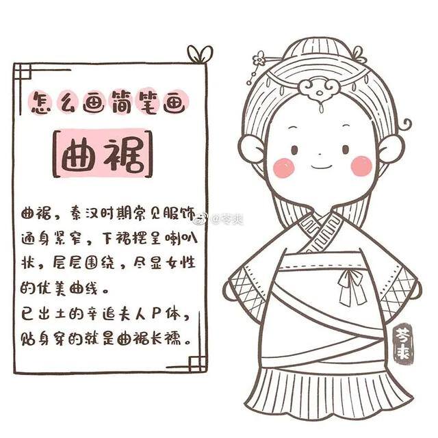 古风女子绘画（手残党也能轻松学会画古风人物！）
