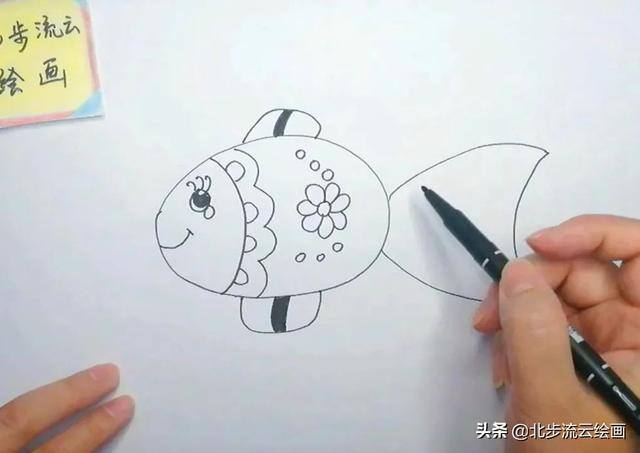 简单画画 儿童（儿童简笔画教程：小鱼，简单易学的绘画步骤）