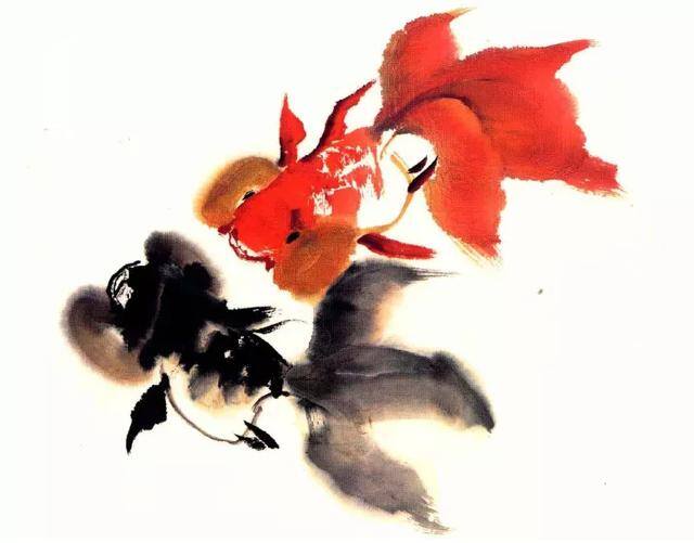 水墨画怎么画简单又漂亮（锦鲤鱼的画法）