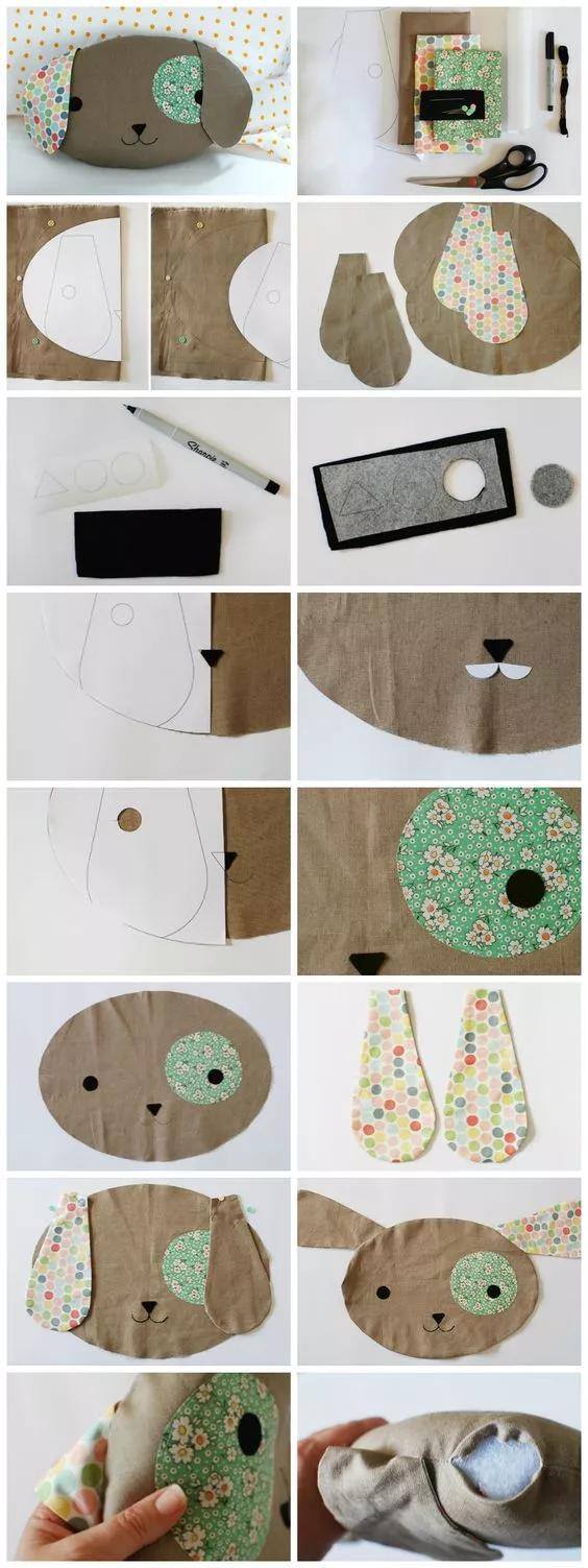 手工制作小玩具（旧衣服不要扔，这样做成抱枕，孩子都爱不释手！）