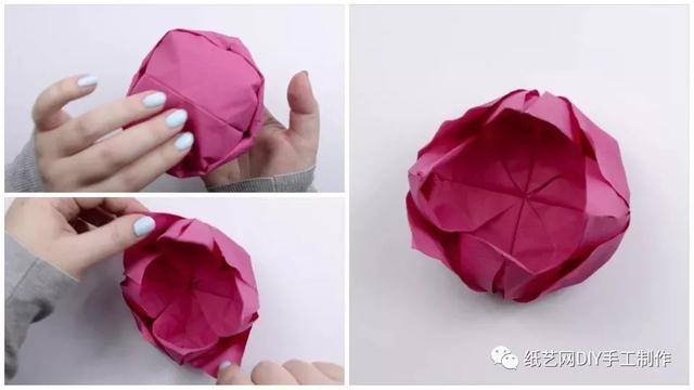 荷花手工制作（荷花折纸教程：少女心的吊饰水晶球）