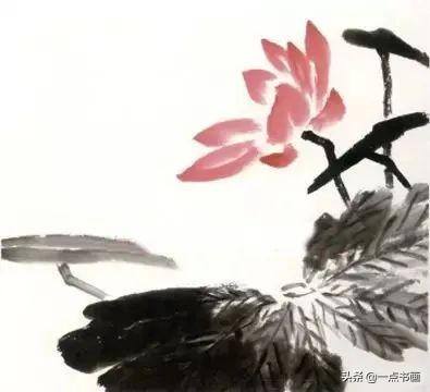 荷花怎么画漂亮又复杂（写意荷花的画法）