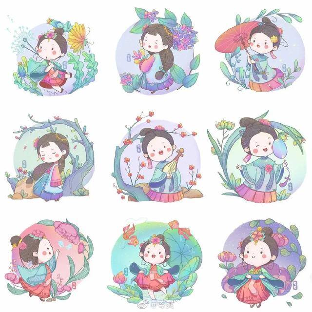 古风女子绘画（手残党也能轻松学会画古风人物！）