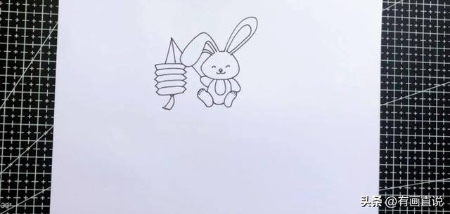 简单又好看的中秋节画（中秋节主题线描画）