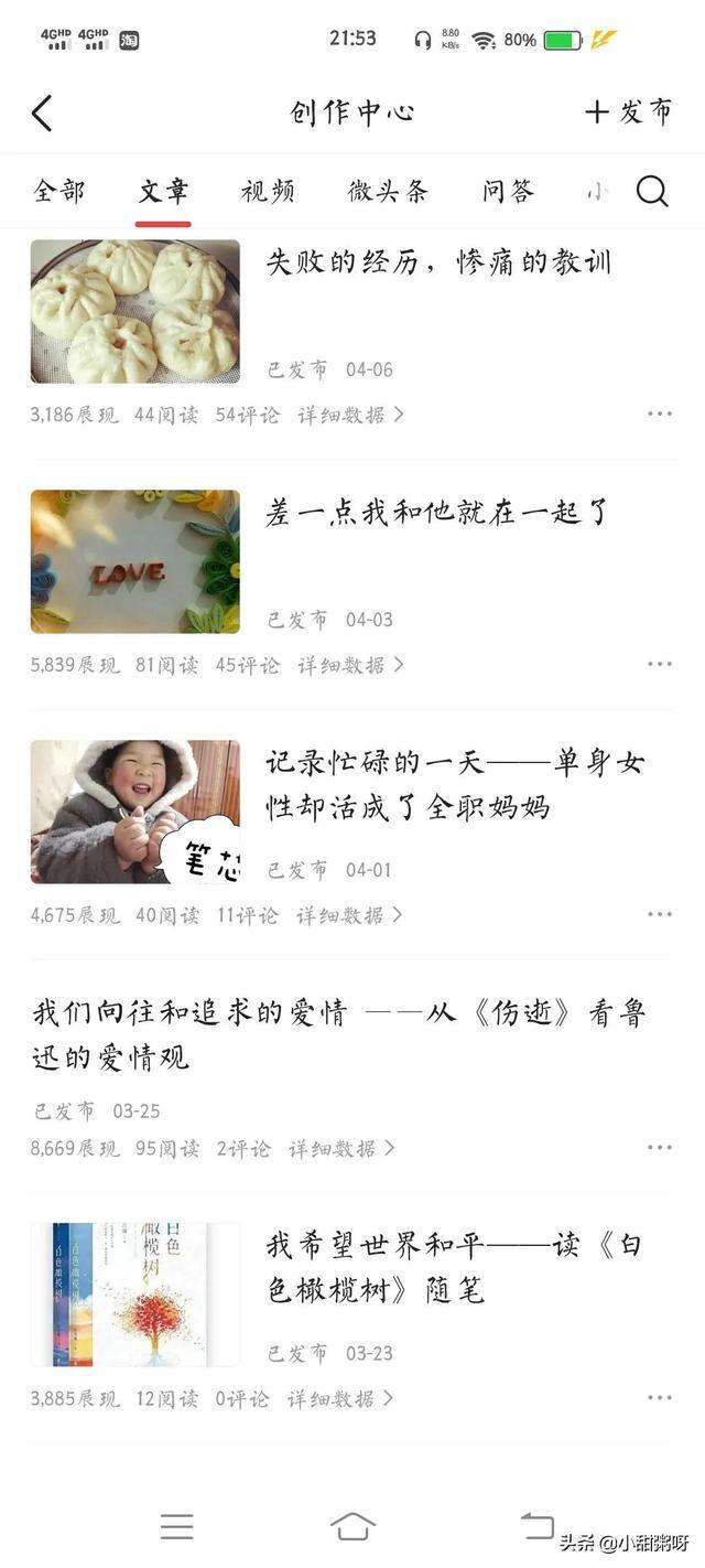 自阅文章赚钱一篇一毛（写文章是怎样的体验？）