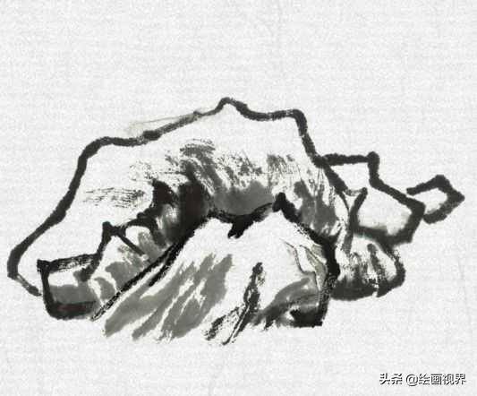 山水画怎么画简单好看（山石法的画法步骤）