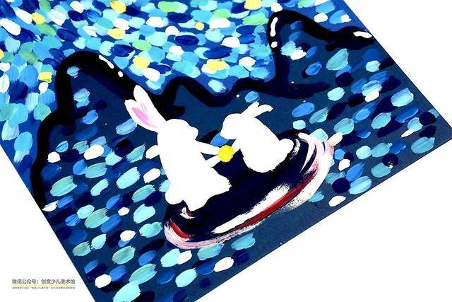 白露儿童画简单漂亮（中秋节插画教程）