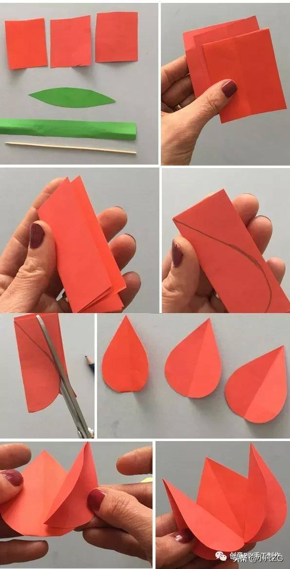 亲子手工制作（3款适合小朋友的手工花教程）