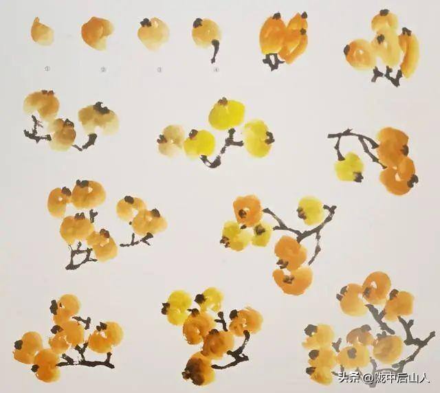 大树怎么画简单又漂亮（枇杷树的构图技巧）