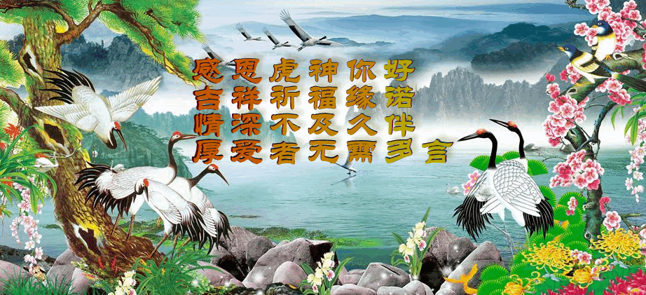 发财壁纸高清全屏2022（天涯共享虎神福，相亲相爱你好吉祥如意！）
