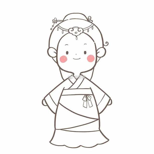 古风女子绘画（手残党也能轻松学会画古风人物！）