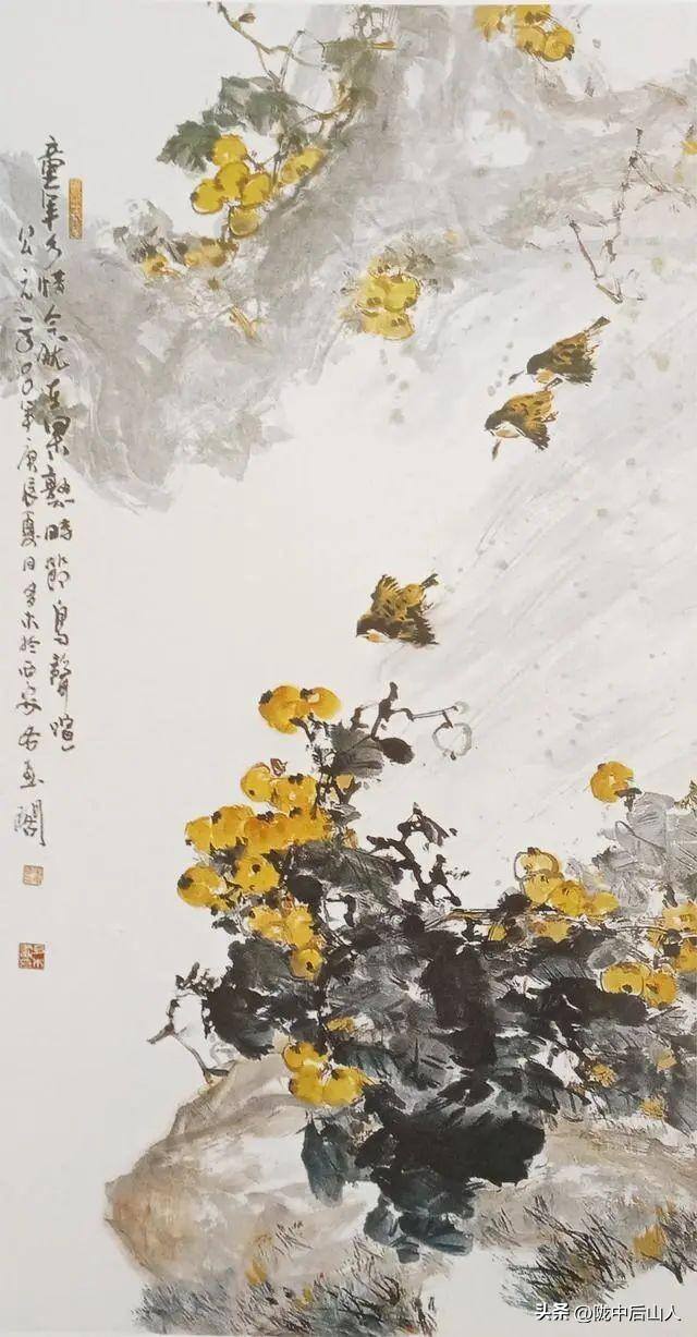 大树怎么画简单又漂亮（枇杷树的构图技巧）