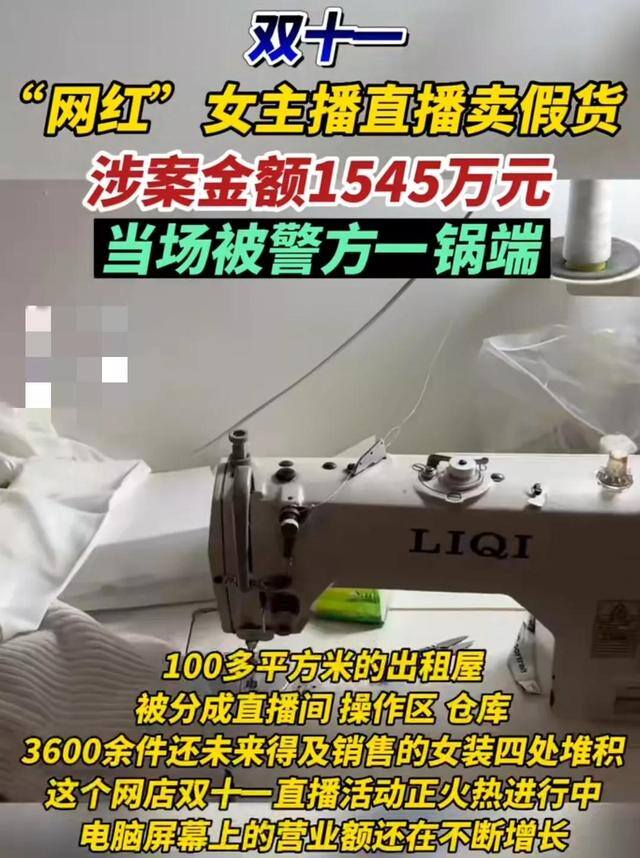 看直播赚钱是真的吗（双十一又来了个卖假货的网红，涉案金额高达1545万元）