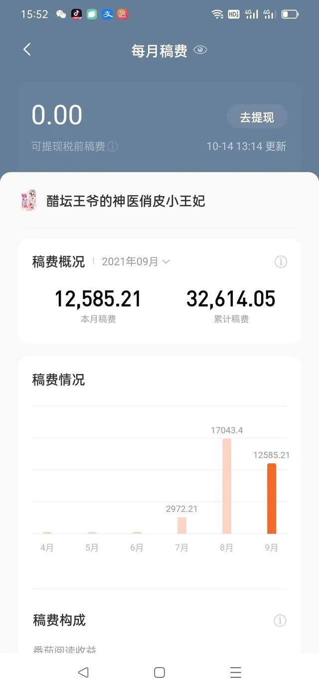 真正能看小说赚钱的软件（宝妈第一次写书，三个月赚三十多万，发出收益图片网友质疑是p图）