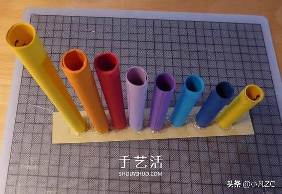 小乐器制作方法简单手工（用卡纸和硬纸板自制排箫的教程，简单又好玩）