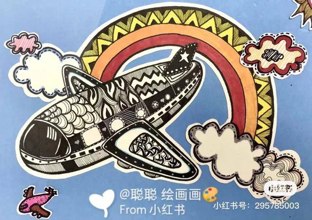春夏秋冬的画又简单又漂亮（小朋友的线描作品欣赏）