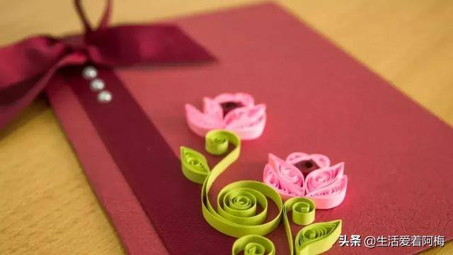 教师节手工贺卡怎么做（还在纠结贺卡怎么做？用丝带衍纸，就能轻松diy一份（附教程））