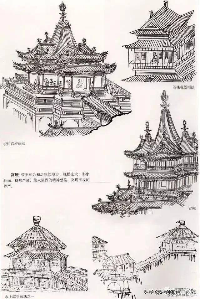房子画画（房屋的绘制不求精准，但求意趣，信手而画更添灵动）