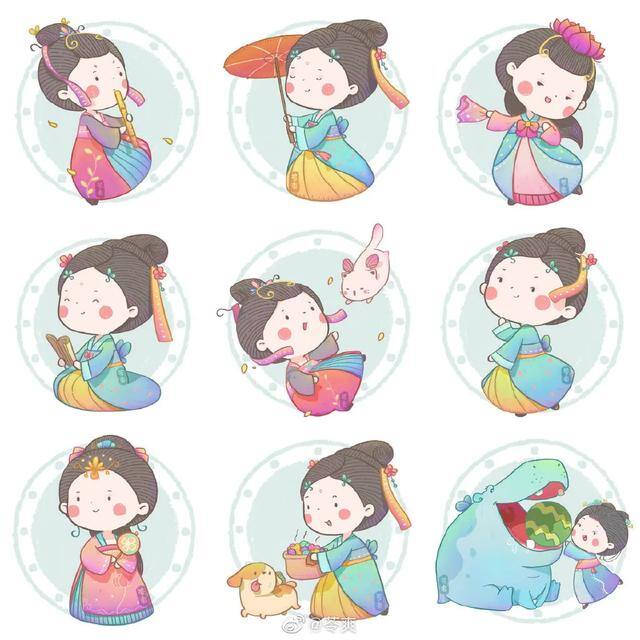 古风女子绘画（手残党也能轻松学会画古风人物！）