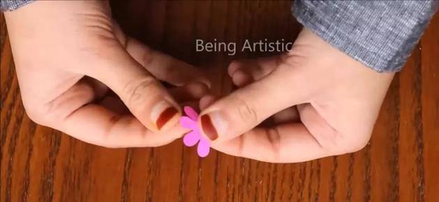 手工贺卡怎么做（diy了一朵花束藏在了贺卡里，打开一看）