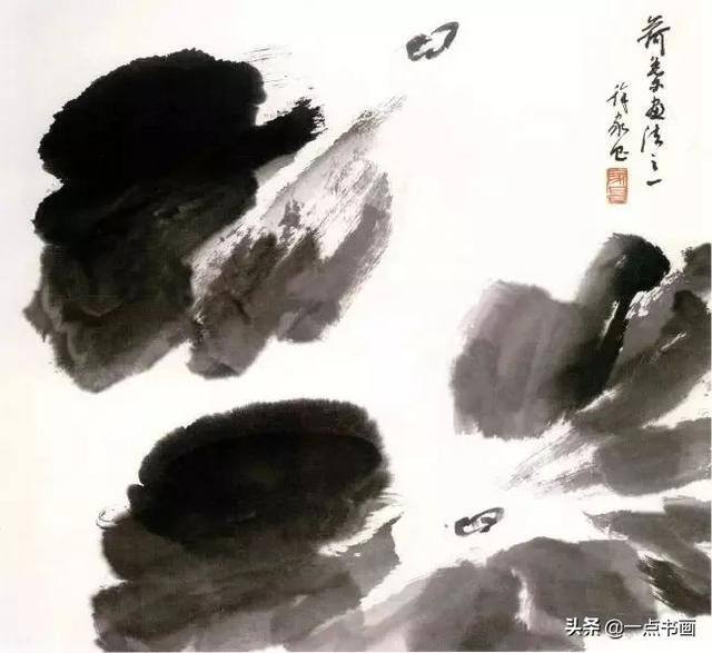 荷花怎么画漂亮又复杂（写意荷花的画法）
