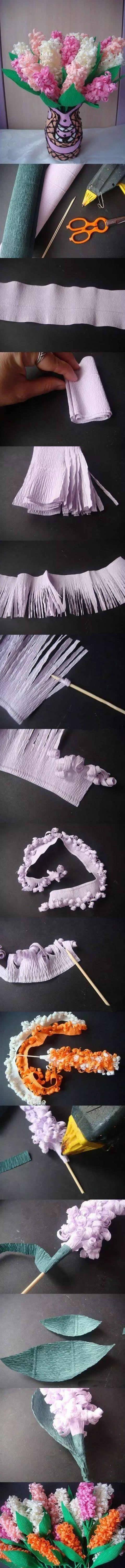手工做花（手把手教你做一朵好看的纸花）