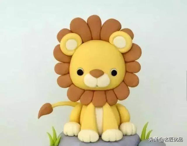 彩泥手工制作（幼儿园亲子手工：狮子手工制作图解）