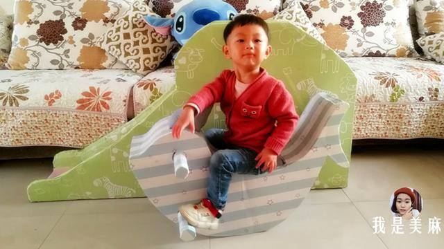 简易纸箱手工玩具（这一年来，给儿子做的最好玩的几个玩具）