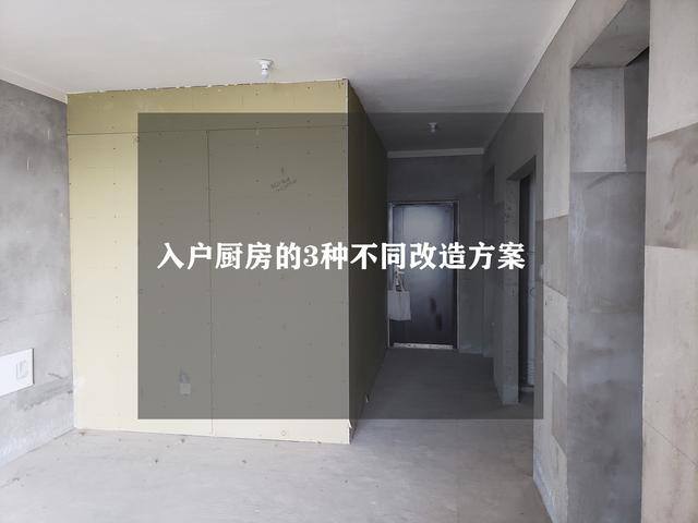 怎么补救一开门就是厨房（厨房隔墙能拆还好点，不能拆那就只有将就了！）