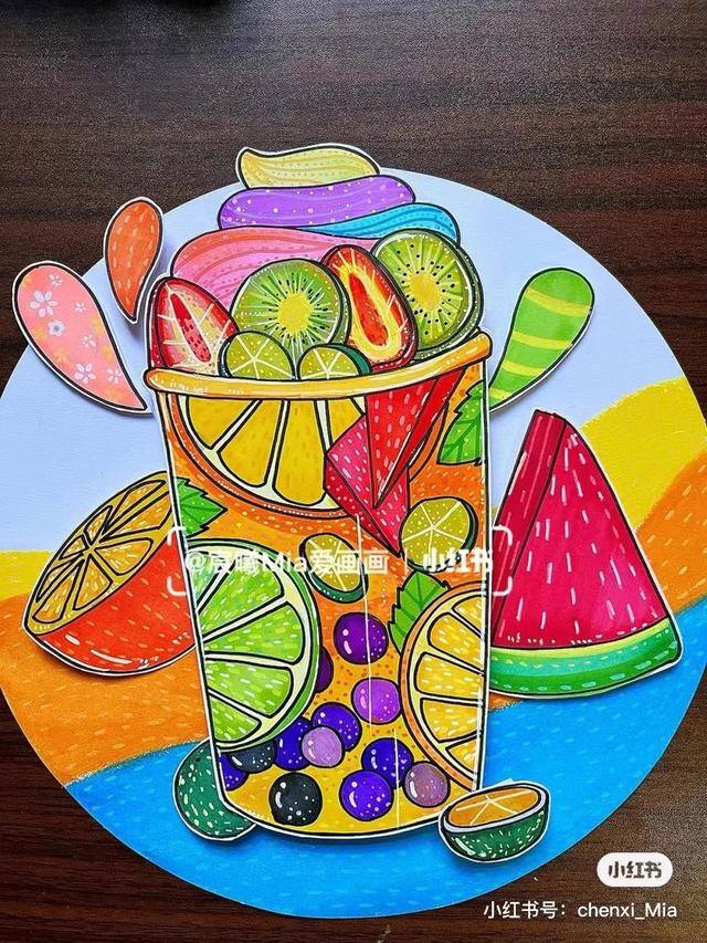 好看的画马克笔（夏天来了，我们一起来画画吧）