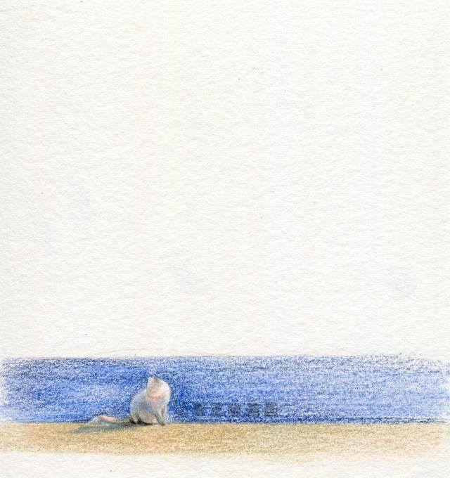 画画怎么画的好看又简单（彩铅风景（范画原图展示））