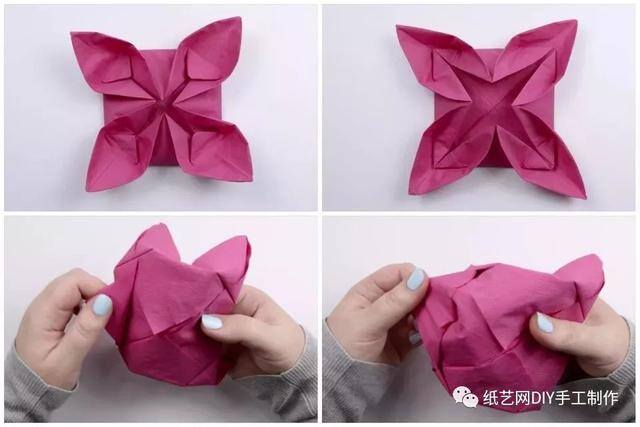 荷花手工制作（荷花折纸教程：少女心的吊饰水晶球）