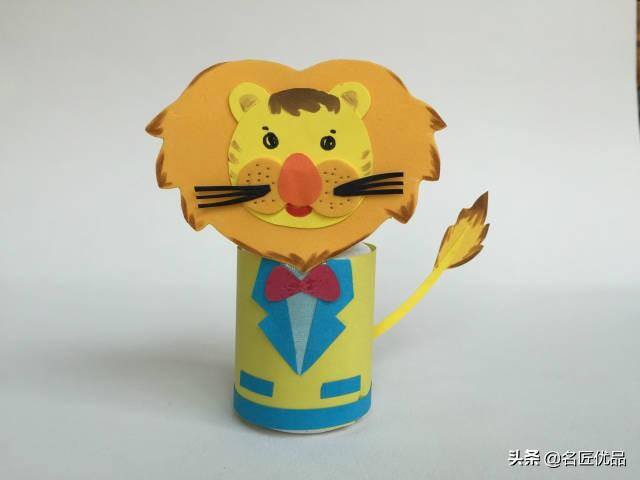 彩泥手工制作（幼儿园亲子手工：狮子手工制作图解）