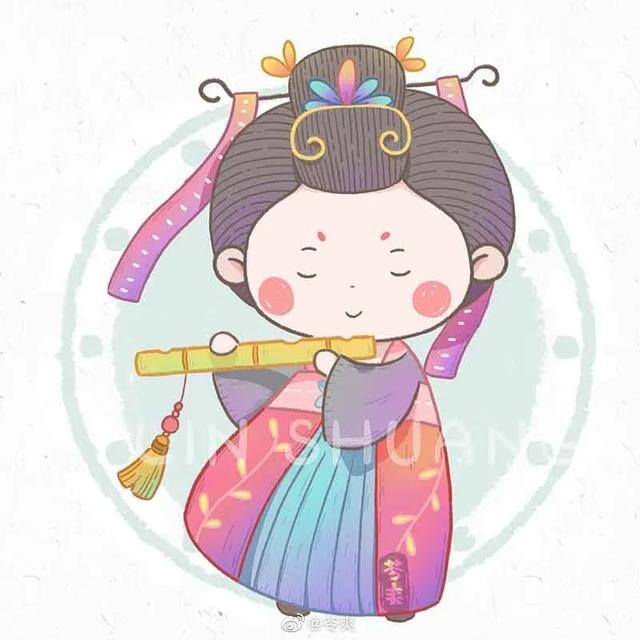 古风女子绘画（手残党也能轻松学会画古风人物！）