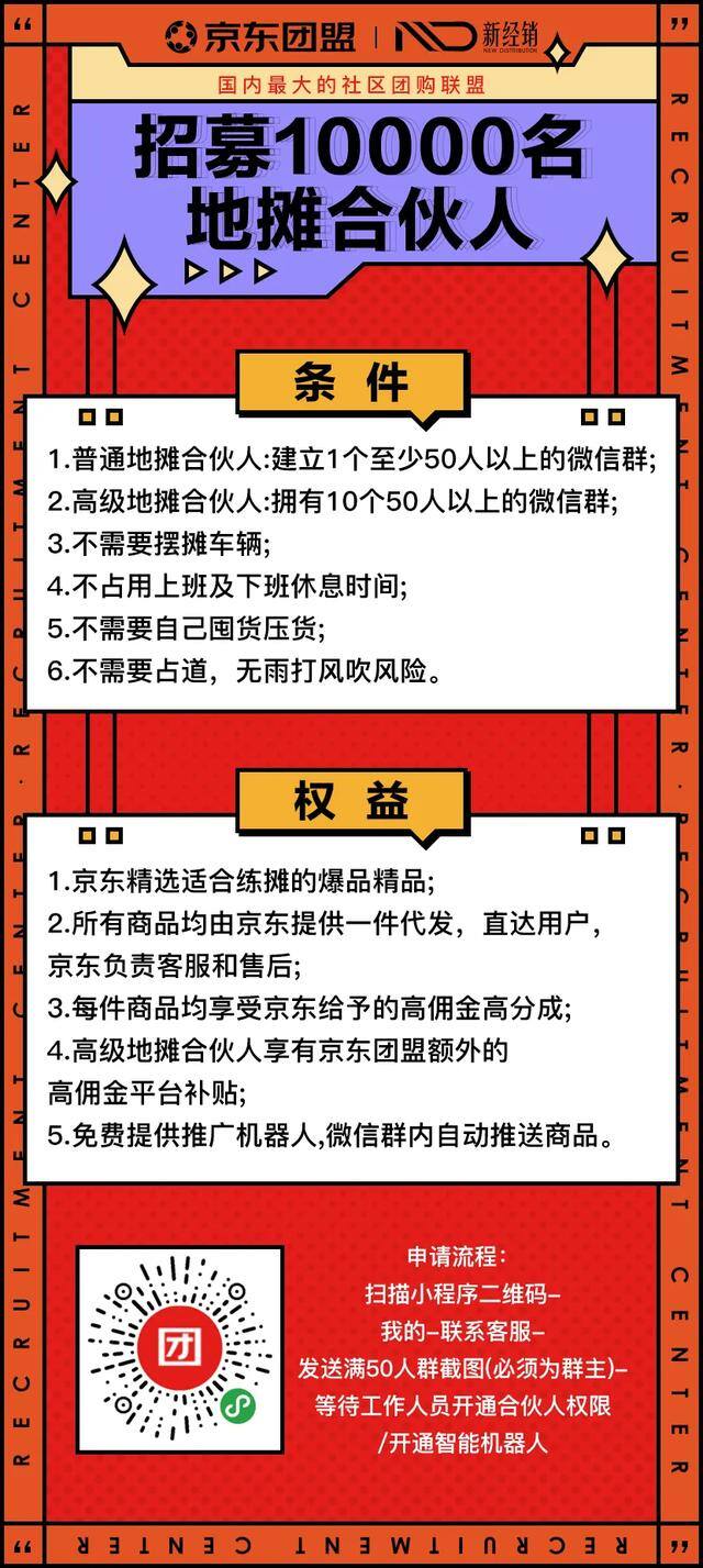 京东推广赚佣金平台（京东团盟发布“地摊合伙人”招募计划）