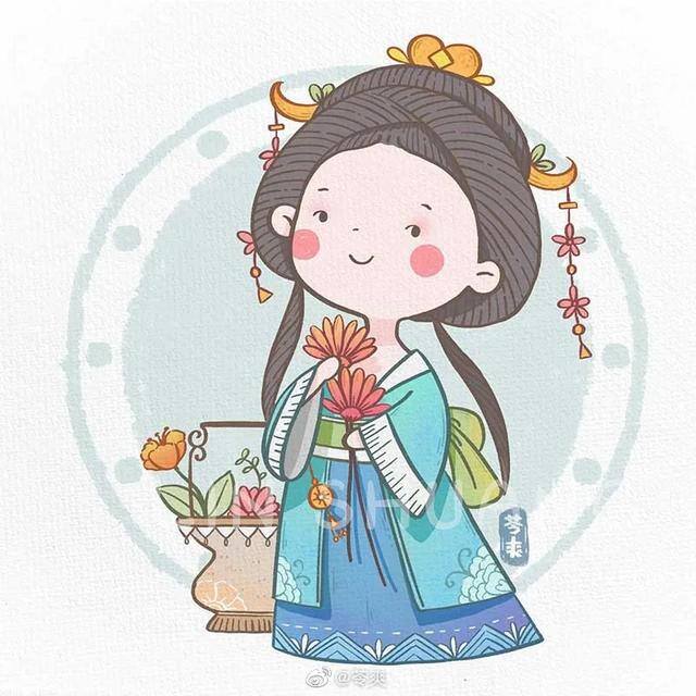 古风女子绘画（手残党也能轻松学会画古风人物！）