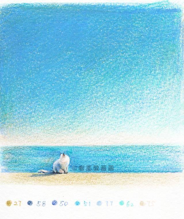 画画怎么画的好看又简单（彩铅风景（范画原图展示））
