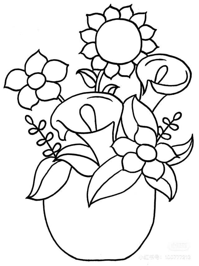 春夏秋冬的画又简单又漂亮（小朋友的线描作品欣赏）