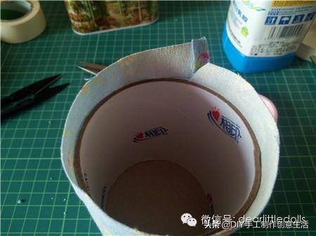 废物利用手工制作笔筒（卷纸芯改造笔筒教程）