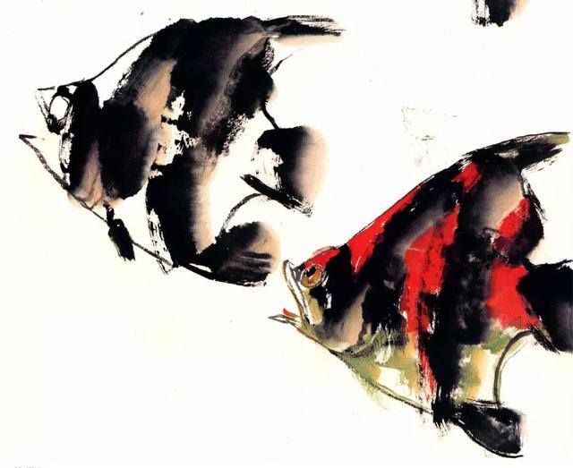 水墨画怎么画简单又漂亮（锦鲤鱼的画法）