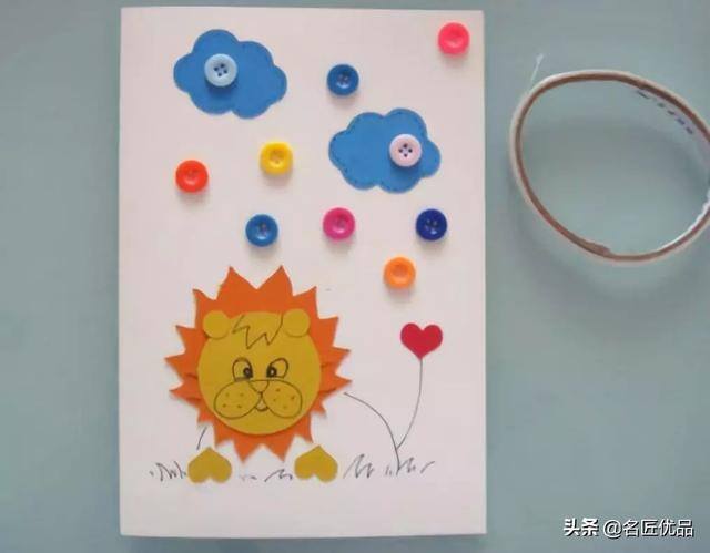 彩泥手工制作（幼儿园亲子手工：狮子手工制作图解）