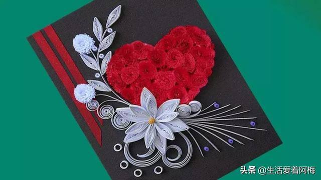 教师节手工贺卡怎么做（还在纠结贺卡怎么做？用丝带衍纸，就能轻松diy一份（附教程））