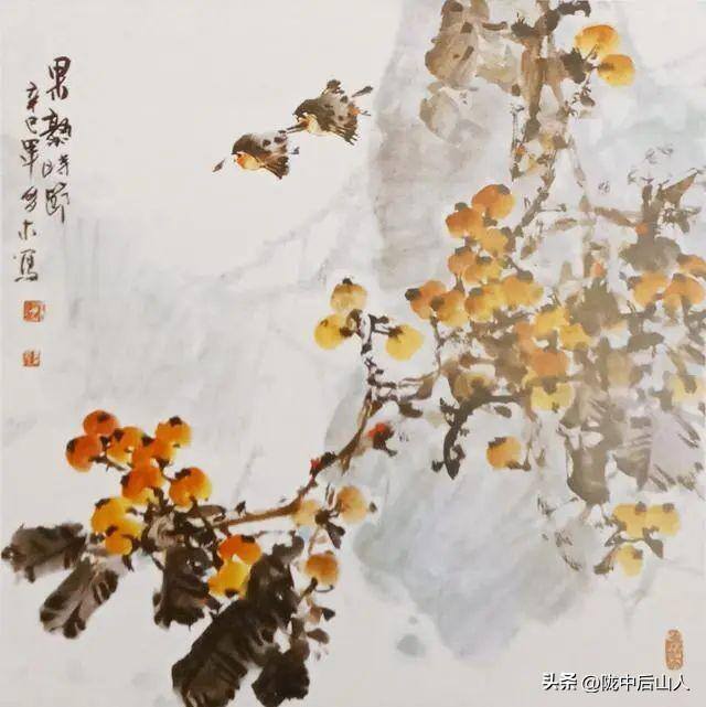 大树怎么画简单又漂亮（枇杷树的构图技巧）