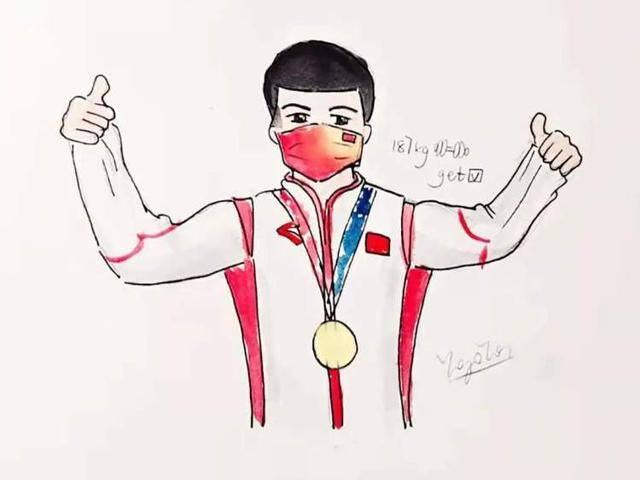 开学画什么好看又简单（“击剑小能手”画出奥运组图漫画）