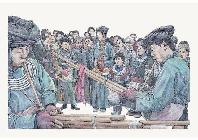 绘画作品一等奖（《夜郎传说》获奖作品）