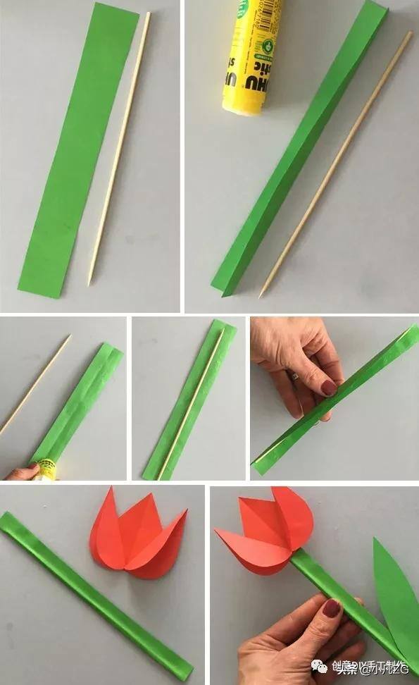 亲子手工制作（3款适合小朋友的手工花教程）
