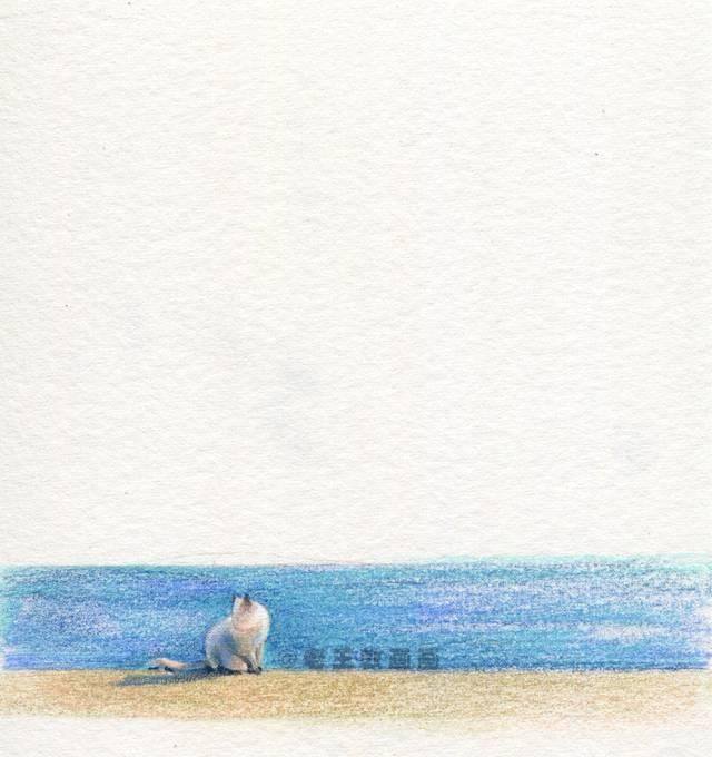 画画怎么画的好看又简单（彩铅风景（范画原图展示））